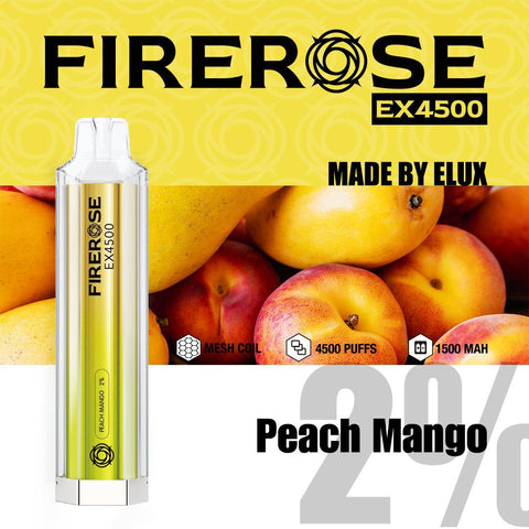 Elux Firerose EX4500 Disposable Vape Pod Box of 10 - Vape & Candy Wholesale