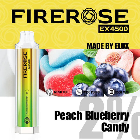 Elux Firerose EX4500 Disposable Vape Pod Box of 10 - Vape & Candy Wholesale