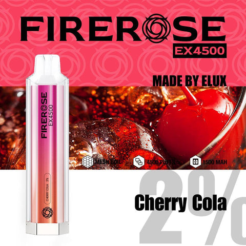 Elux Firerose EX4500 Disposable Vape Pod Box of 10 - Vape & Candy Wholesale