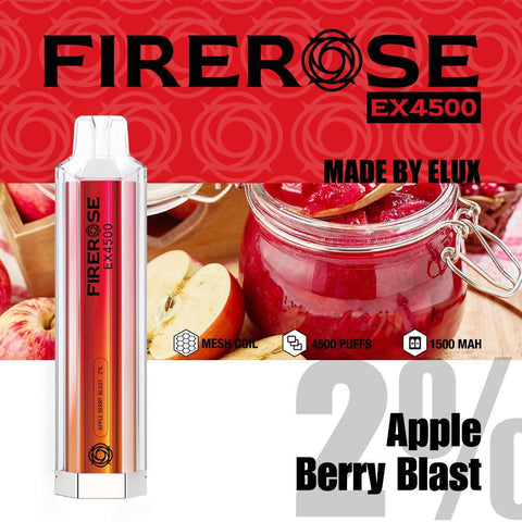 Elux Firerose EX4500 Disposable Vape Pod Box of 10 - Vape & Candy Wholesale