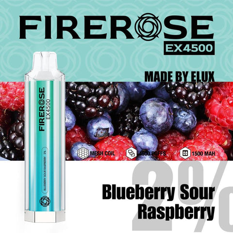 Elux Firerose EX4500 Disposable Vape Pod Box of 10 - Vape & Candy Wholesale