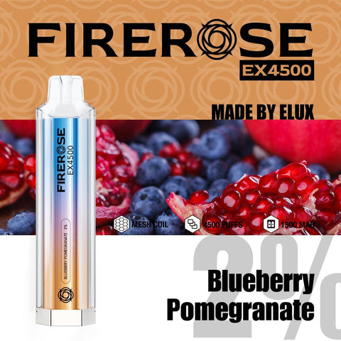 Elux Firerose EX4500 Disposable Vape Pod Box of 10 - Vape & Candy Wholesale