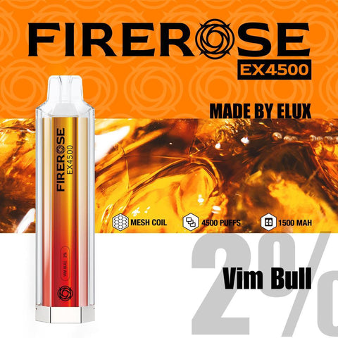 Elux Firerose EX4500 Disposable Vape Pod Box of 10 - Vape & Candy Wholesale