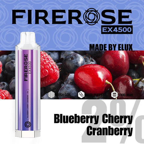 Elux Firerose EX4500 Disposable Vape Pod Box of 10 - Vape & Candy Wholesale