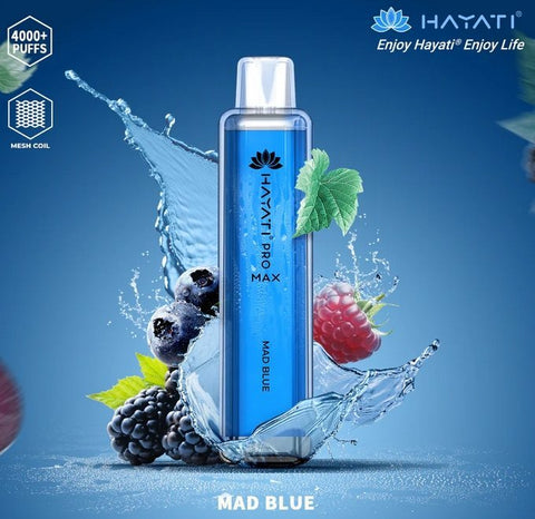 Hayati Crystal Pro Max 4000 Disposable Vape Puff Bar Box of 10 - Vape & Candy Wholesale