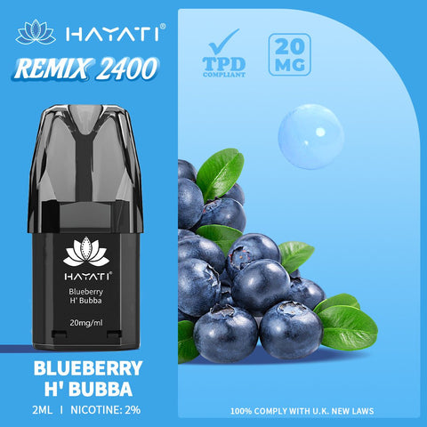 Hayati Remix 2400 Puffs Replacement Pods - Vape & Candy Wholesale