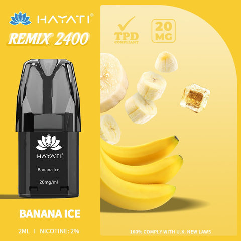 Hayati Remix 2400 Puffs Replacement Pods - Vape & Candy Wholesale