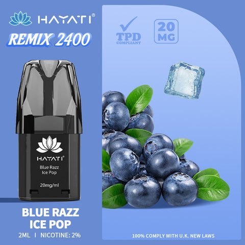 Hayati Remix 2400 Puffs Replacement Pods - Vape & Candy Wholesale