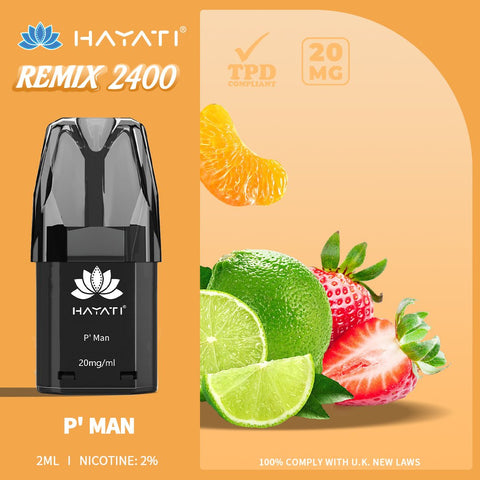 Hayati Remix 2400 Puffs Replacement Pods - Vape & Candy Wholesale