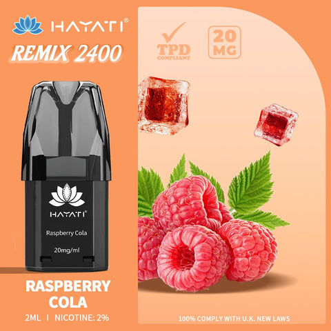 Hayati Remix 2400 Puffs Replacement Pods - Vape & Candy Wholesale