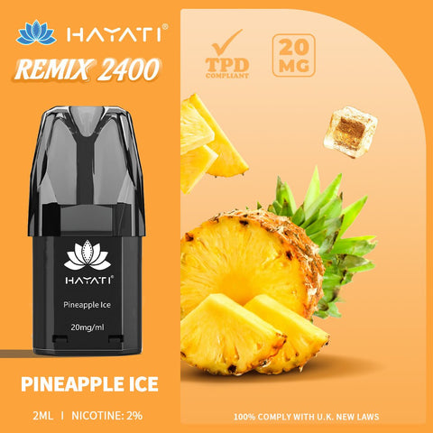 Hayati Remix 2400 Puffs Replacement Pods - Vape & Candy Wholesale