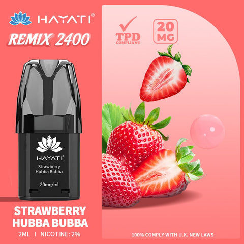 Hayati Remix 2400 Puffs Replacement Pods - Vape & Candy Wholesale