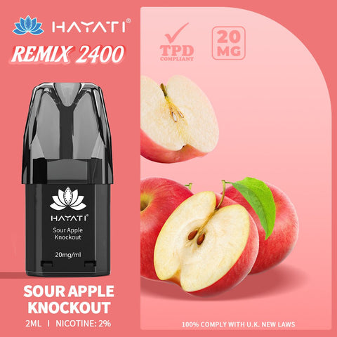 Hayati Remix 2400 Puffs Replacement Pods - Vape & Candy Wholesale