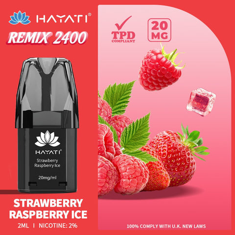 Hayati Remix 2400 Puffs Replacement Pods - Vape & Candy Wholesale