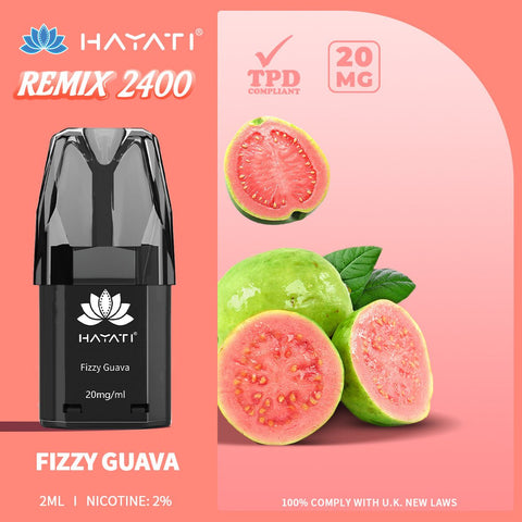 Hayati Remix 2400 Puffs Replacement Pods - Vape & Candy Wholesale