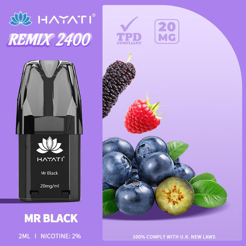 Hayati Remix 2400 Puffs Replacement Pods - Vape & Candy Wholesale