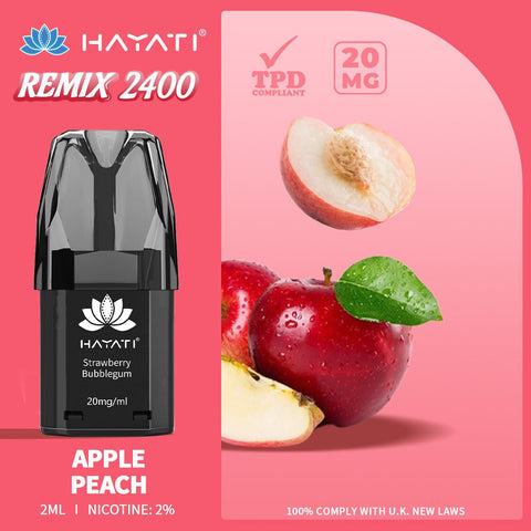 Hayati Remix 2400 Puffs Replacement Pods - Vape & Candy Wholesale