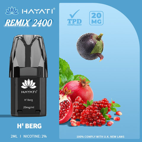 Hayati Remix 2400 Puffs Replacement Pods - Vape & Candy Wholesale