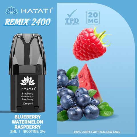 Hayati Remix 2400 Puffs Replacement Pods - Vape & Candy Wholesale