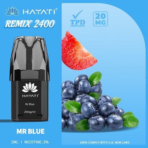 Hayati Remix 2400 Puffs Replacement Pods - Vape & Candy Wholesale