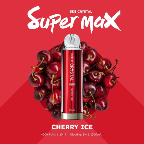 Ske Crystal Super Max 4500 Disposable Vape Puff Pod Box Of 10 - Vape & Candy Wholesale