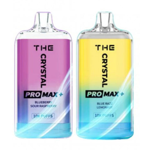 The Crystal Pro Max + 10000 Disposable Vape Puff Pod Box of 10 - Vape & Candy Wholesale