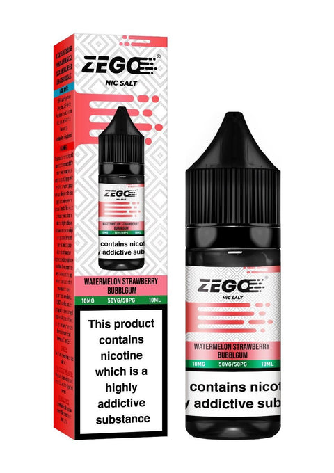 Zego Nic Salt 10ml E-Liquid - Box of 10 - Vape & Candy Wholesale